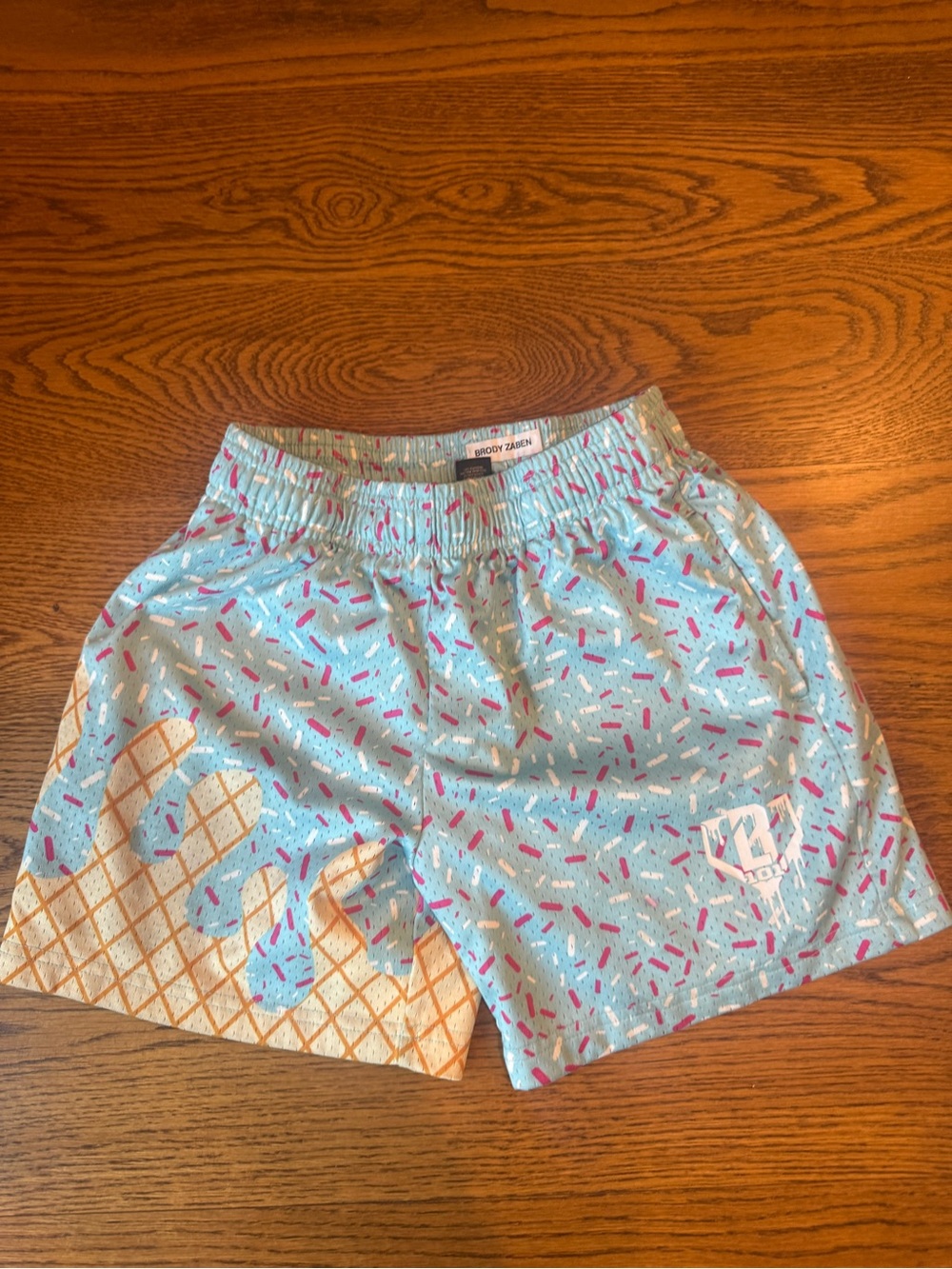Baseball lifestyle ice cream Print Swim Shorts